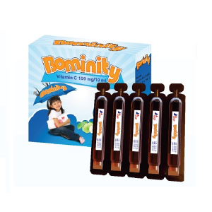 [Ống 10ml, 5 Ống/Vỉ] Vitamin C Dạng Ống Uống BOMINITY Cho Bé