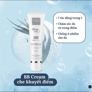 [Tuýp 30ml] WHITE LEAF BB CREAM - Kem Nền Che Khuyết Điểm, Đồng Đều Màu Da, Dưỡng Ẩm Giúp Bảo Vệ Và Làm Sáng Da SPF 15